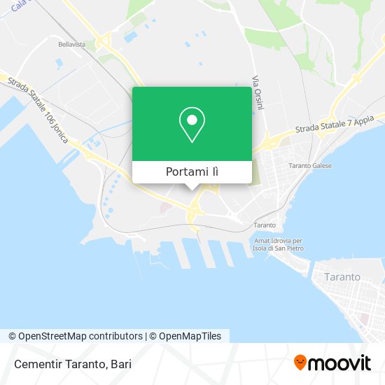 Mappa Cementir Taranto