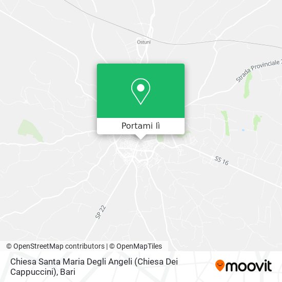 Mappa Chiesa Santa Maria Degli Angeli (Chiesa Dei Cappuccini)