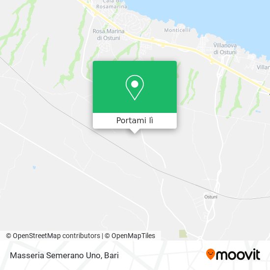 Mappa Masseria Semerano Uno