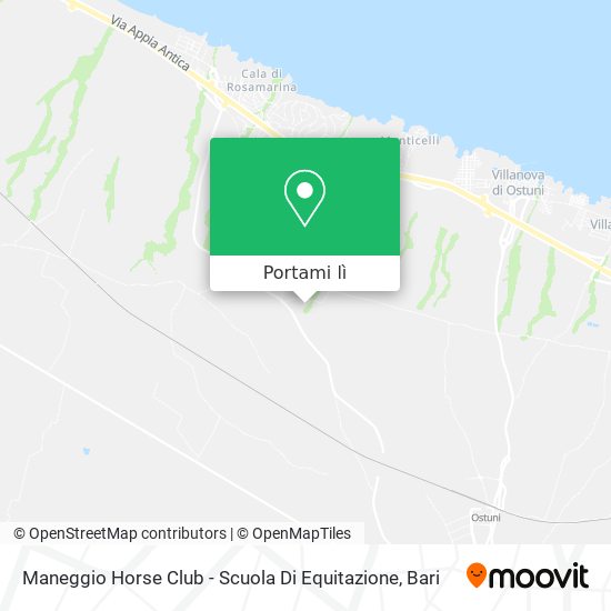 Mappa Maneggio Horse Club - Scuola Di Equitazione