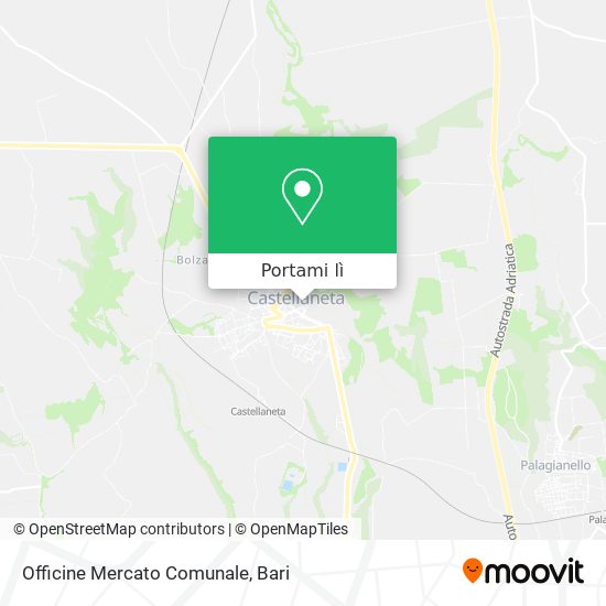 Mappa Officine Mercato Comunale