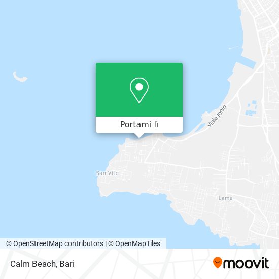 Mappa Calm Beach