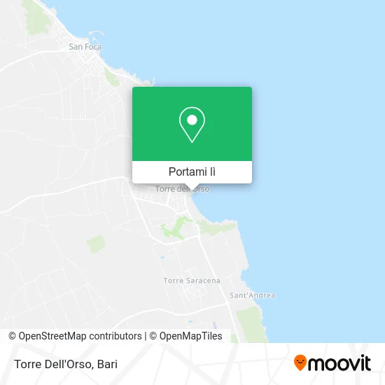 Mappa Torre Dell'Orso