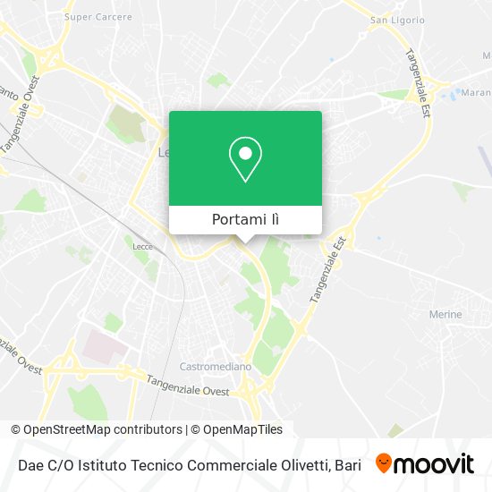 Mappa Dae C / O Istituto Tecnico Commerciale Olivetti