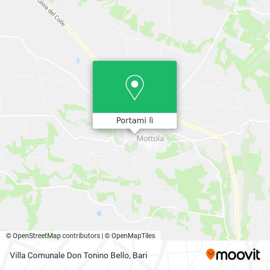 Mappa Villa Comunale Don Tonino Bello