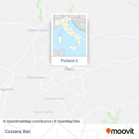 Mappa Cozzana