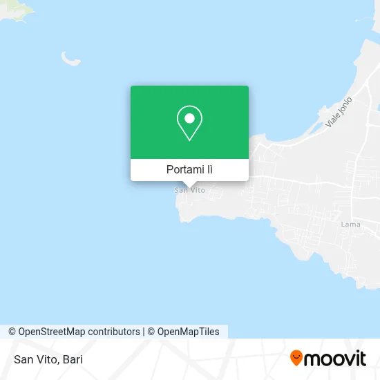 Mappa San Vito