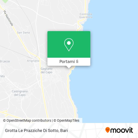 Mappa Grotta Le Prazziche Di Sotto
