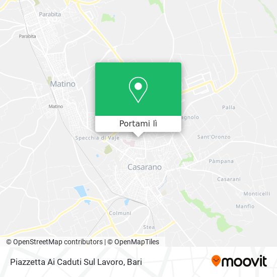 Mappa Piazzetta Ai Caduti Sul Lavoro