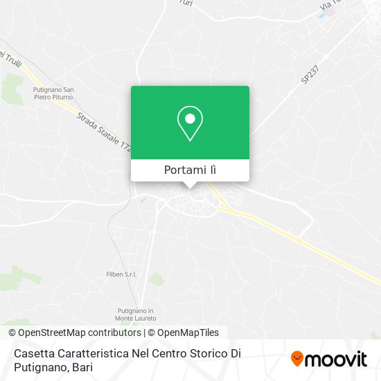 Mappa Casetta Caratteristica Nel Centro Storico Di Putignano