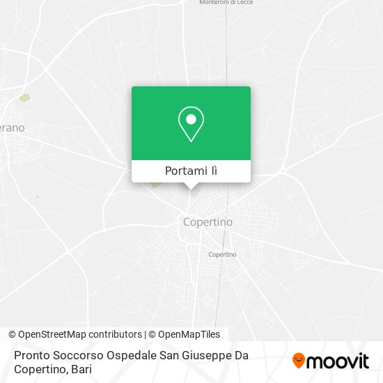 Mappa Pronto Soccorso Ospedale San Giuseppe Da Copertino