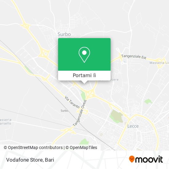 Mappa Vodafone Store