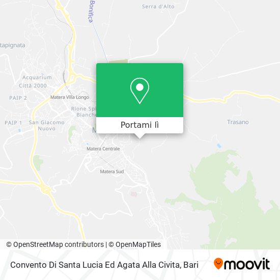 Mappa Convento Di Santa Lucia Ed Agata Alla Civita