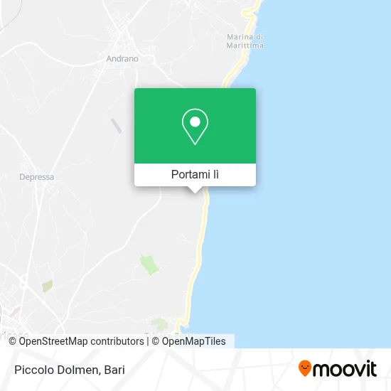 Mappa Piccolo Dolmen