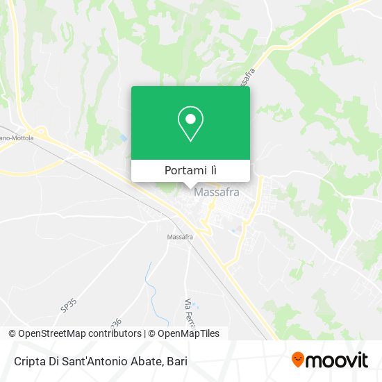 Mappa Cripta Di Sant'Antonio Abate