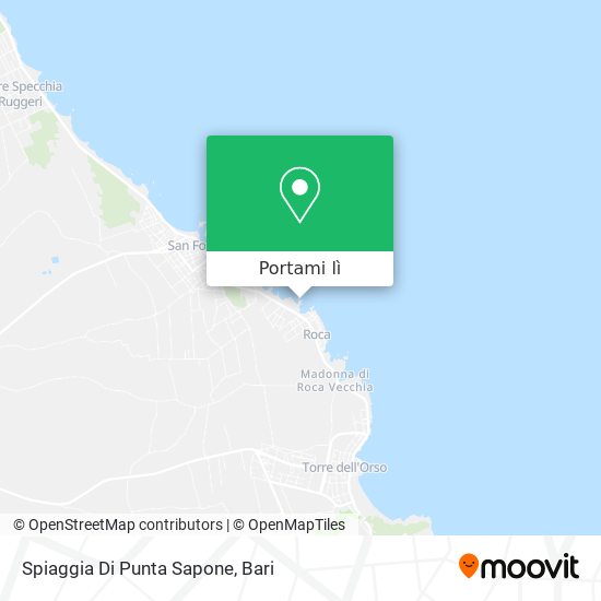 Mappa Spiaggia Di Punta Sapone