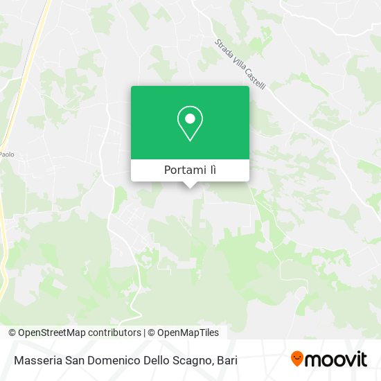 Mappa Masseria San Domenico Dello Scagno