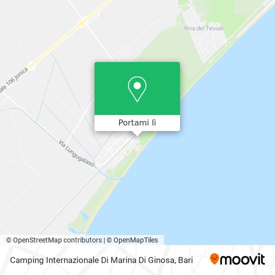 Mappa Camping Internazionale Di Marina Di Ginosa