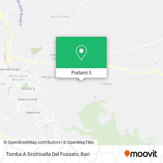 Mappa Tomba A Grotticella Del Fossato
