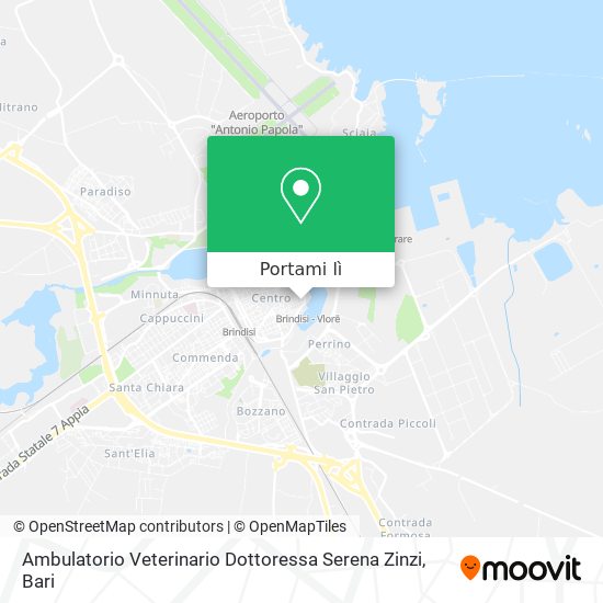 Mappa Ambulatorio Veterinario Dottoressa Serena Zinzi