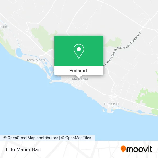 Mappa Lido Marini