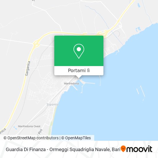 Mappa Guardia Di Finanza - Ormeggi Squadriglia Navale