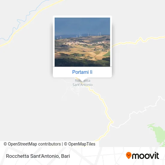 Mappa Rocchetta Sant'Antonio