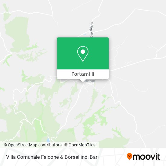 Mappa Villa Comunale Falcone & Borsellino