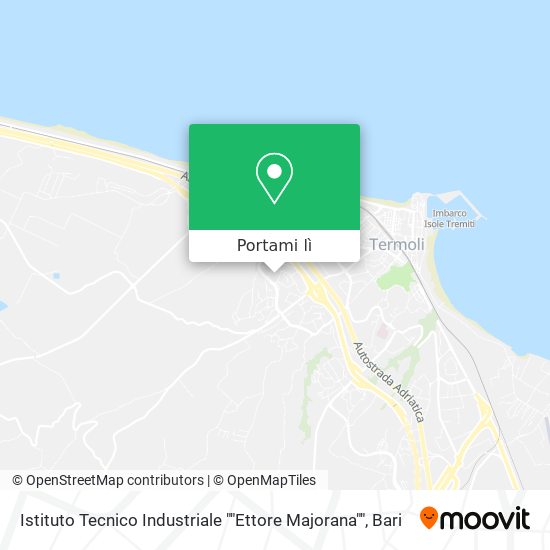 Mappa Istituto Tecnico Industriale ""Ettore Majorana""
