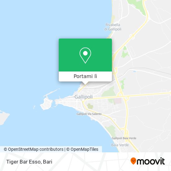 Mappa Tiger Bar Esso