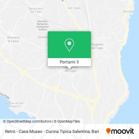 Mappa Retrò - Casa Museo - Cucina Tipica Salentina