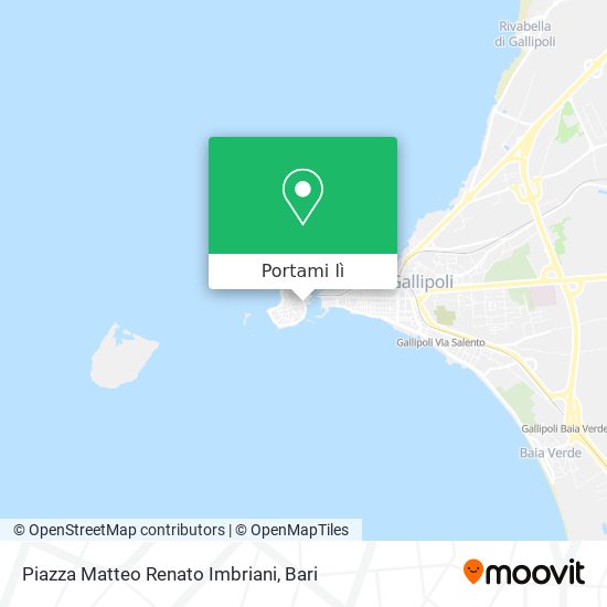 Mappa Piazza Matteo Renato Imbriani