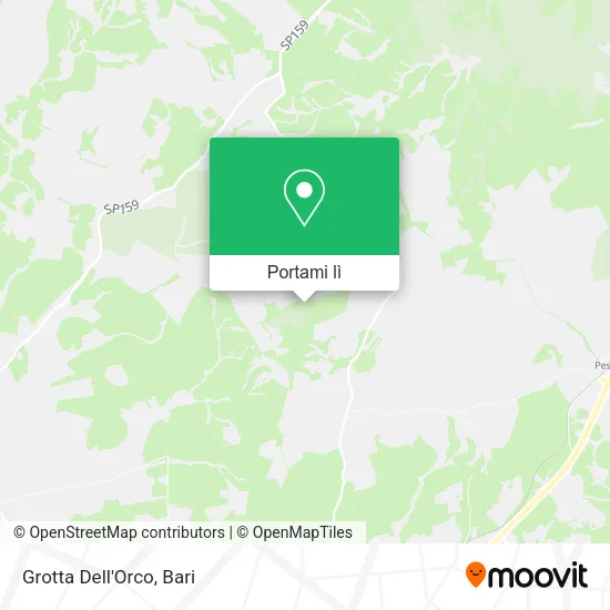 Mappa Grotta Dell'Orco