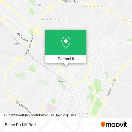 Mappa Blanc Du Nil