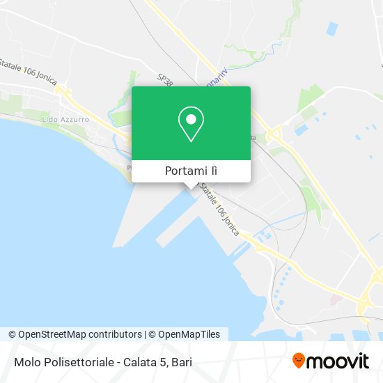 Mappa Molo Polisettoriale - Calata 5