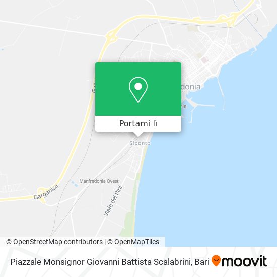 Mappa Piazzale Monsignor Giovanni Battista Scalabrini