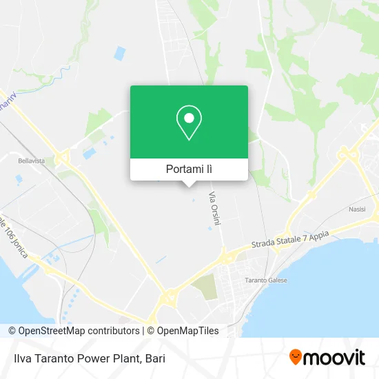 Mappa Ilva Taranto Power Plant