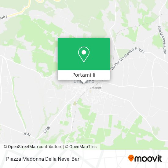 Mappa Piazza Madonna Della Neve