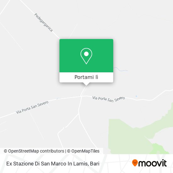 Mappa Ex Stazione Di San Marco In Lamis