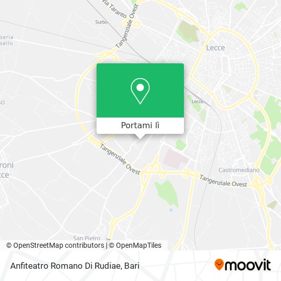 Mappa Anfiteatro Romano Di Rudiae