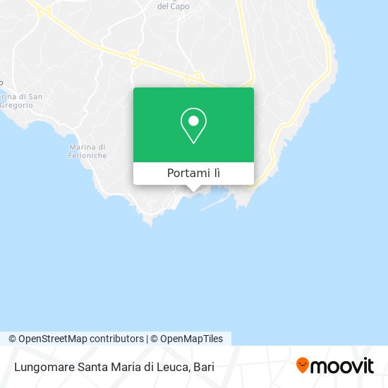 Mappa Lungomare Santa Maria di Leuca