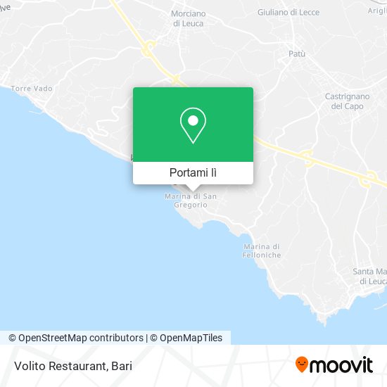 Mappa Volito Restaurant