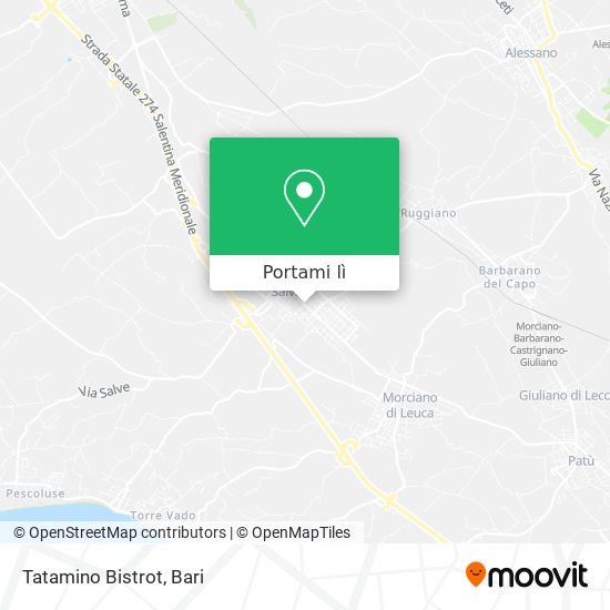 Mappa Tatamino Bistrot