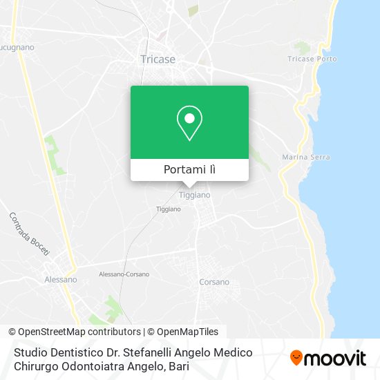 Mappa Studio Dentistico Dr. Stefanelli Angelo Medico Chirurgo Odontoiatra Angelo