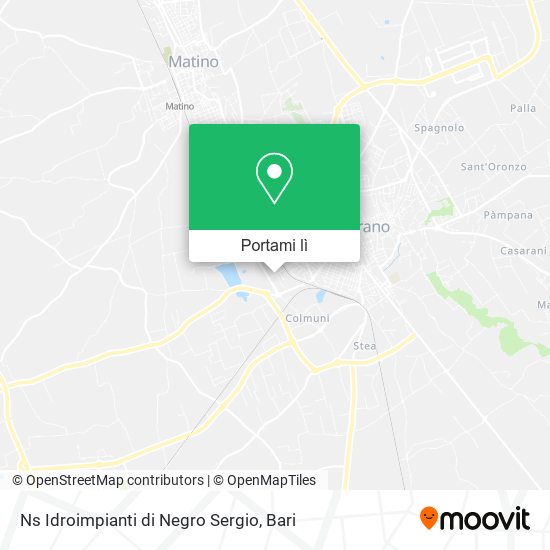 Mappa Ns Idroimpianti di Negro Sergio