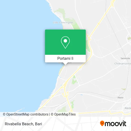 Mappa Rivabella Beach