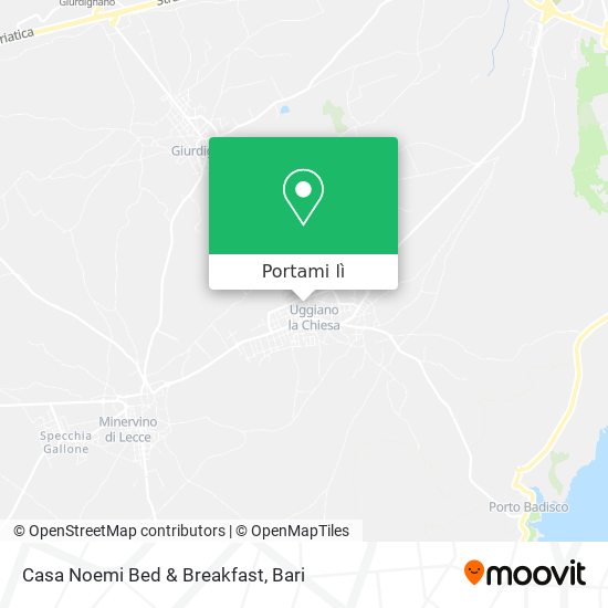 Mappa Casa Noemi Bed & Breakfast
