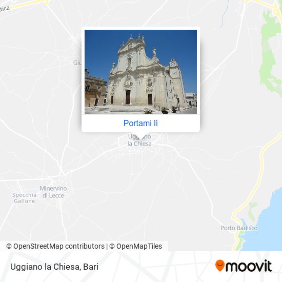 Mappa Uggiano la Chiesa