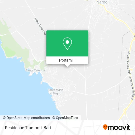 Mappa Residence Tramonti