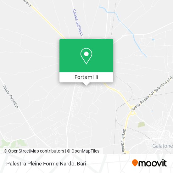Mappa Palestra Pleine Forme Nardò